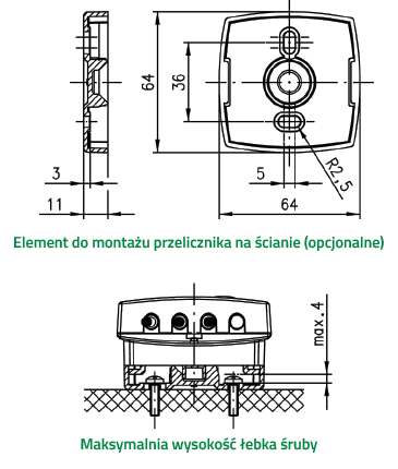 t230 mocowanie